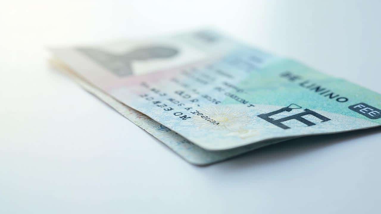 Passeport ouvert sur une page avec des indications de voyage